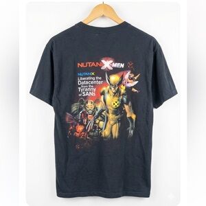 NUTANIX X-Men Promo T-Shirt "Liberating the Datacenter" Wolverine Magneto Size M